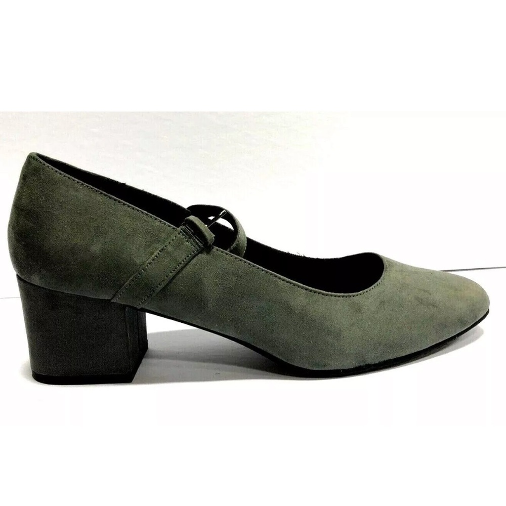 Soft Style Women’s Dustie, Gray Block Heel Pumps, Size 12 M. - Picture 2 of 4